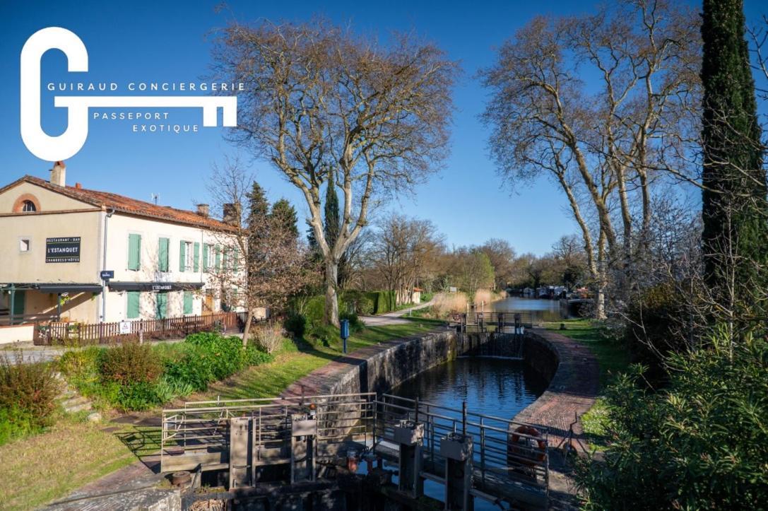 Insolite Peniche Amazonie Canal Du Midi Gardouch 외부 사진